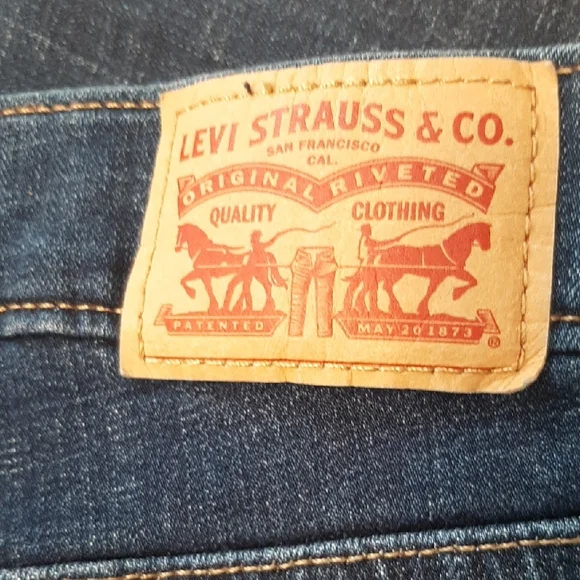 Levi's Women's 18 W 721 High Rise Skinny Jeans - Dark Blue - Picture 2 of 14